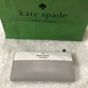 Kate spade large slim fold wallet